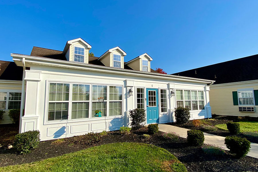 Abbey Manor assisted living private suites and community exterior in Elkton Maryland