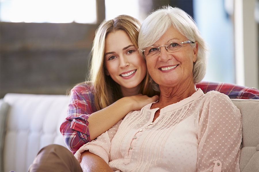 The mother's daughter believes that it’s time for assisted living. The mother is showing obvious signs that may need to be addressed in an assisted living community. 
