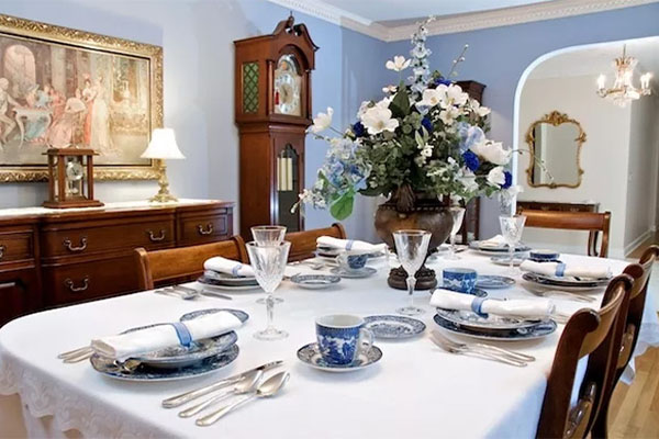 Elegant Dining Area at Chesapeake Manor in Willards, Maryland