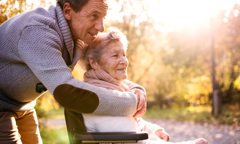 Elderly couple spending time together Elderly couple spending time together.
